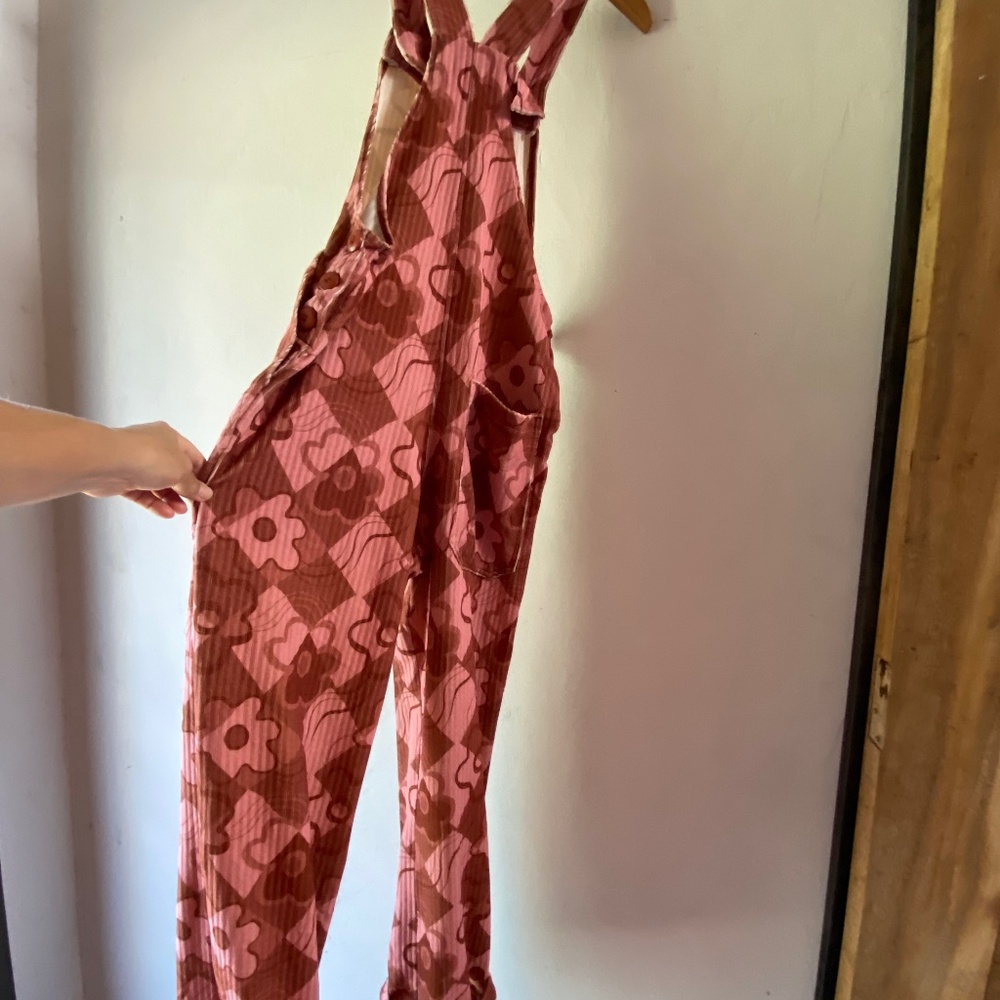 Overalls! soft ribbed material Size Small NWOT - Picture 8 of 13